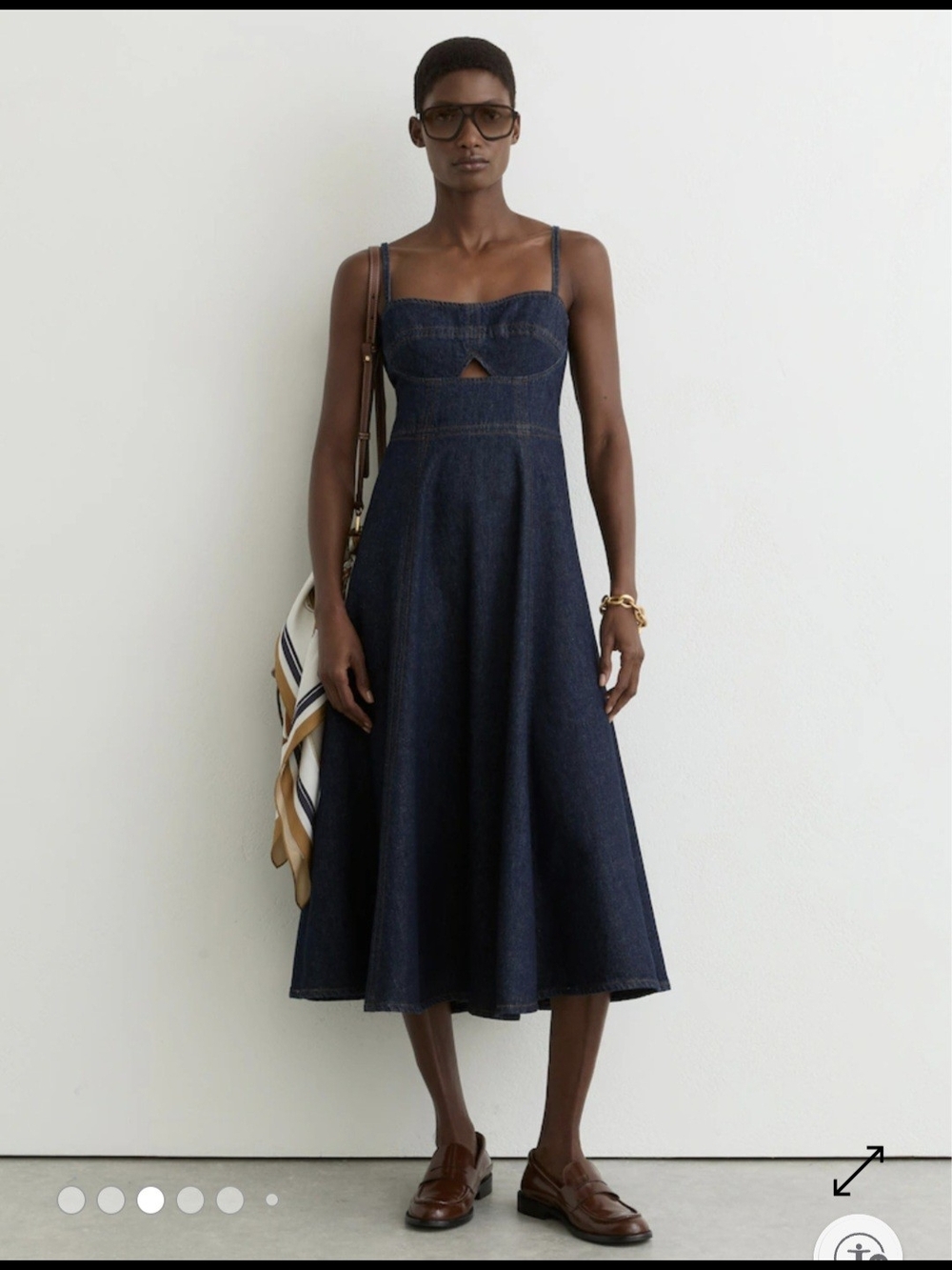 Reiss Emma Fit And Flare Midi Dress 0 $440 $188 In The Stores